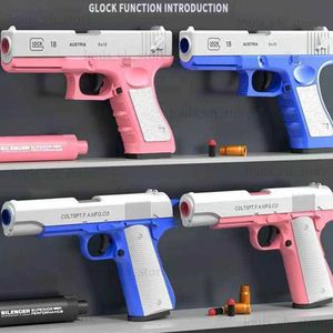 Shell -Auswurfspielzeugpistole für Jungen Mädchen Beste Waffe für Kinder Geschenk Dropshipping T230816