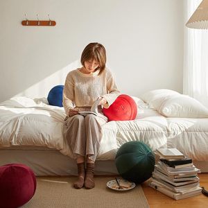 Pillow Funny Plush Round Throw Luxury Home Decoration Living Room Sofa Ball Shaped Office Waist Rest Girly Gifts