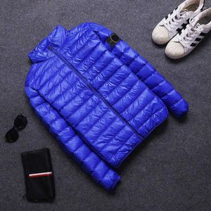 Designer Men's Down Jackets New Fashion Light Jacket Autumn And Winter Luxury Trend Personality Thick Short Cotton-padded Coat With Hood