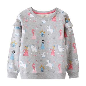 Hoodies Sweatshirts Jumping Meters Arrival Cartoon Baby Clothes Selling Girls Cute Fashion Toddler Costume Hooded Shirts 230815