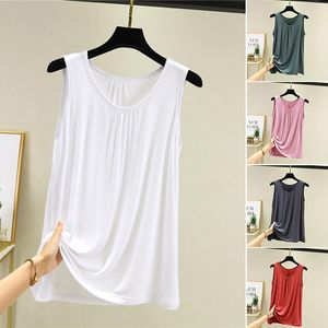 Frauen Tanks Frauen Weste ärmellose lose Plus-Größe Tanktops Crop Top Thin Homewear Casual T-Shirt Bottoming Hemd Camisole