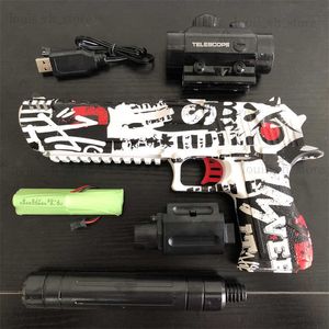 Electric Gel Ball Blaster Rechargeable Automatic Airsoft Pistol Splatter Toy Gun with Water Beads for Adults Kids T2308