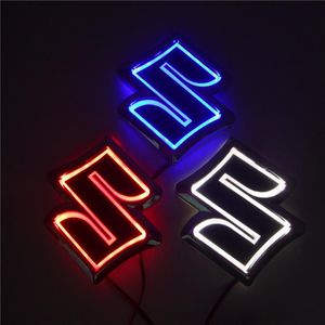 Nowy Auto Standardowa lampa odznaki 5D Specjalne zmodyfikowane logo samochodu LED LED Auto Emblem Lampa LED dla Suzuki Alto Jimny321b