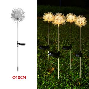 Maskros Solar Garden Lights Waterproof Outdoor DC12V LED LAWN LAMP LAMP VIT FÖR FRÅGA BAYDSLÖDNING Patio Lawn Decor