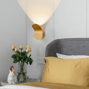 Lampa ścienna Nowoczesne nordyckie minimalistyczne światła przejścia El salon sypialnia dekoracja dekoracji telewizyjnej panelu rockowego LED LED LED