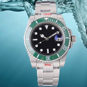 Submarine Mens Watch Automatic Mechanical Men's Watches Montre 41mm Full 904L rostfritt stål Gliding Clasp Swimming Wristwatches Sapphire Luminous With Box Watch