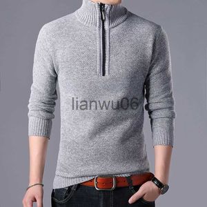 Maglioni maschili New Mens Turtleneck Siger Men Solid Casual Slim Fit Pullover maschio Brand Maliotta a maglia a maglia Pullover con maglione a maglia con maglieria Plus si taglia J230806