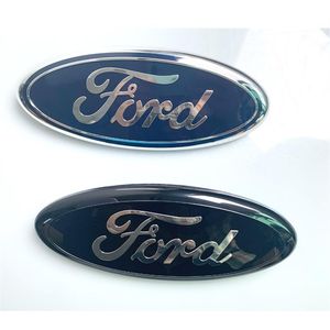 Bilens främre märken 9 tums främre huva Bonnet Emblem Badge Bakre stamklistermärke för Skull F150 F250 Utforska tillbehör2045