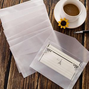 Gift Wrap Postcard Card Wedding Invitation Scrapbooking DIY Packing Paper Envelopes Stationery Supplies Semi-transparent