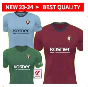 23 24 OSASUNA soccer jersey home DAVID GARCiA CHIMY aVILA CAMISETA EQUIPACIoN ADULTO 2023 TORRES MONCAYOLA MANU SANCHEZ home away 3rd Football shirt men kids Kit GJG