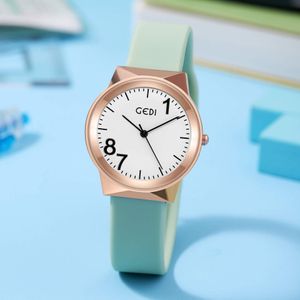 Zegarek dla kobiet Wysokiej jakości luksusowy kwarc-battery mody silikonowy Wodoodporny zegarek