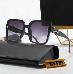 نساء نظارات شمسية مصممة للرجال المرأة الفاخرة المعدنية عتيقة نظارة شمسية الصيف على طراز Square Square Squary Sun Glasses Man 400 Lens with Original Box