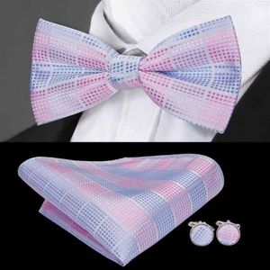 Mode bowties groom män färgglada rutiga cravat gravata manliga äktenskap fjäril bröllop bågar byte bow slips lh-715281t