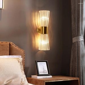 Wandlampen moderne Kristalllampe Licht Luxus Persönlichkeit Wohnzimmer Hintergrund Gang Schlafzimmer Nachtbad Spiegelschrank