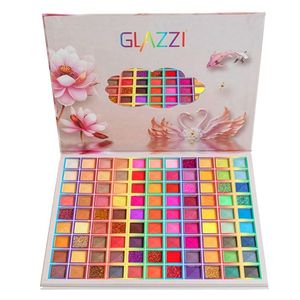 Sombra dos olhos Glazzi 99 Colors Professional Stage Makeup Eyeshadow Impermeável Glitter Cosmetic Ferramentas 230816