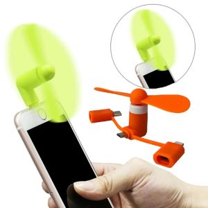 Party Favor Wholesale Portable Mini USB Fan by Smartphone Cell Phone Fan Cooler Fan Best gifts LL