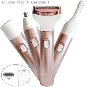 Female shaver beauty tool body insect repellent nose hair removal machine female shaver eyebrow trimming scissors Z230817