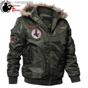 Herrenjacken Herren Bomberjacke Winterparks Militärstil Motorradjacke Herren Pilotjacke Fracht Jacke Herrenmantel Z230816