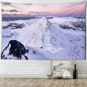 Taquestres Snow Mountain Landscape Print Tapestry Forest Hippie Wall Wall Tapestry Wall Art Decor R230816