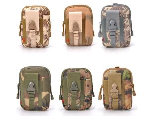 Universal Outdoor Tactical Holster Military Molle Hip Waist Belt Bag Wallet Pouch Purse Phone Case with Zipper FannyZZ