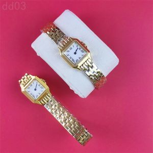 2813 Movement Watch BP Factory Quartz Orologio Ladies Justerbara fyrkantiga klockor av högkvalitativ pläterad Gold Watchband Designer Watch Business SB002 C23