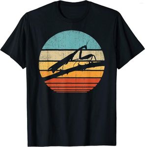 メンズTシャツレトロビンテージ60年代70年代祈りマンティスプラスサイズシャツプリントTシャツゴシック3Dメンティーカジュアルファッションサマートップティー