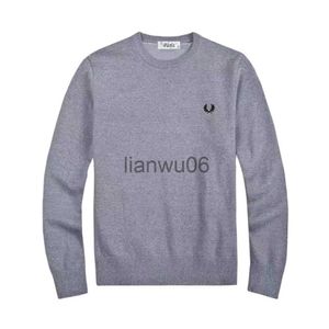 Herrenpullover Herbst Winter New 3xl Herren Crew Hals Ohr von Weizen Lorbeer Pullover Fashion Lose Casual Comfort Faden Strickwear Pullover J230806