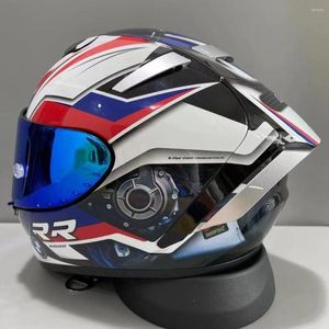 Motorradhelme Schuh X14 X-SPIRIT III BM RR Helm Panigale Custom Racing Paint Volle Gesicht