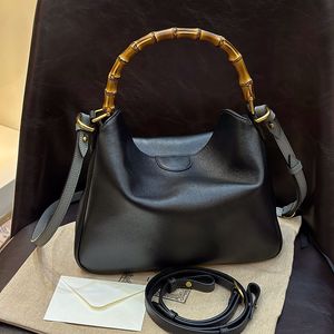 Super_bagss 10a Creator Designer Handbag Lady Bamboo äkta läder crossbody 30 cm ess Delicate Knockoff Shouler Bag med låda