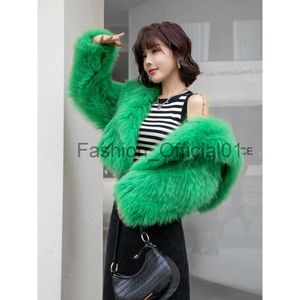 Luxury Winter Lapel Mink Collar Faux Fox Fur Trench Coat Big Fur Sailor Collar Bomber Jacket Imitation Raccoon Fur Cardigan Tops x0816 x0818