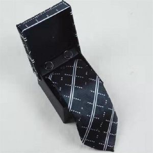 Męski projektant krawat jedwabny krawat chusteczka do mankietów mankietowe pudełko pudełko