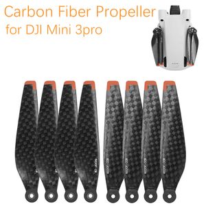 Camera bag accessories For DJI Mini 3 Pro Carbon Fiber Propeller Hard and Durable Lightweight Propellers 6030F Foldable Props Blades Accessories 230816