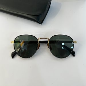 Luxus Sonnenbrille Frauen Sonnenbrillen DB Gläser Designer Retro Runde Sonnenbrille hochwertige Metallborder Sonnenglas Neue Mann Sonnenbrille schöne Brille Brille Rahmen