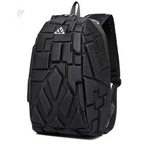 Neue Trend Business Travel Bag Freizeit Rucksack Persönlichkeit Herrenbeutel Outdoor Mode Herren Rucksack Ohrhörerloch 230815