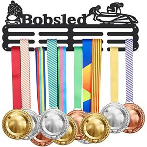 Hooks Rails Bobsled Medal Holder Sport Display Hanger Trophy Rack Awards Metal Metal Runking Running Running Athlete Gift sobre 60 230815