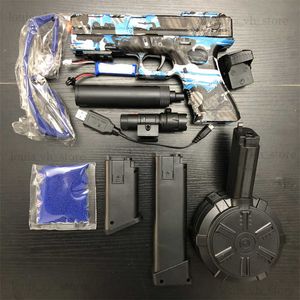 Elektryczne żelowe Blaster Kulki wodne Pistolet GLK Splatter Ball Airsoft Pistola Pistolet Pistolet dla dorosłych LDREN CS GO T230816