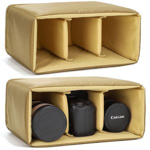Другие сумки Kooger DIY Сделайте свою собственную сумку с камерой с ударной DSLR SLR Camera Camera Paded Bags Case Partition Saver Sag Liner для рюкзака 230815