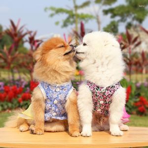 Köpek giyim yaz kıyafetleri elbise için lüks giyim köpek yavrusu gelin elbisesi tül etek küçük orta ropa perro kostüm pomeranian