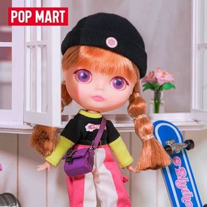 Слепая коробка Pop Mart Spling маленькая ткань подвижная кукла набор BJD Toy Kawaii фигурная фигура модель модели Mystery Box 230816