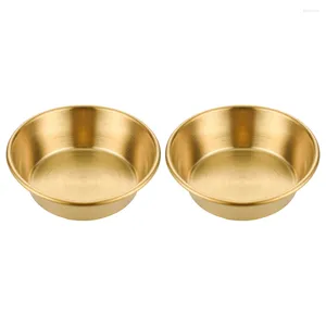 Plates Seasoning Dish Convenient Sauce Soy Container Dipping Bowl Household Spice Stainless Steel Washable
