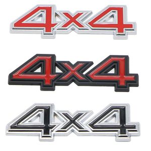 Auto 3d 4x4 Metallaufkleber und Abziehbilder für Jeep Grand Cherokee Wrangler Car Heckkörper Emblem -Abzeichen Aufkleber Accessoires241K