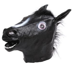 Horsehead Mask Cosplay Makeup Ball engraçado Halloween Horsehead Mask Dog Ma Jun
