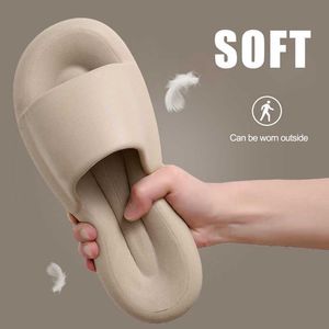 Slipper Cloud Soft Slipers Par Home Outdoor Slipper Summer Beach Bedroom Shoes Ladies Flip Flops Thick Bottom Sandals