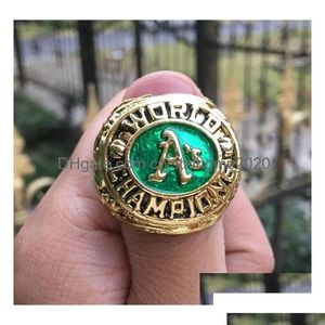 Cluster Rings 1972 Athletics World Baseball Champions Team Championship Ring Fan Men Christmas Promotion Gift 2023 Can Mix Style Dro Dhuse