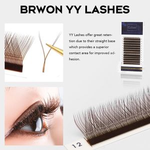 False Eyelashes Gollee YY Eyelash Mixed Tray Volume Lash s 2D Easy Fans Y Lashes Premade Cluster More Soft For Salon 230816