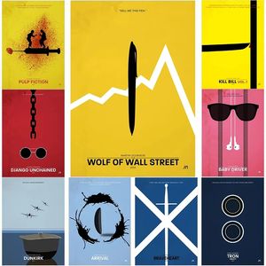 Minimalist Movie Posters And Prints Classic Film Canvas Painting Wall Art For Bedroom Sofa Cinema Room Home Decor Gift Wo6