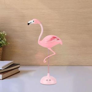 Nattljus ledde flamingo ljus dekorativ sängbordslampa för sovsal för sovsal