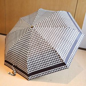 Umbrellas Trend Umbrella Automatic Rain Women Ultralight Travel Sun Girls Anti UV Portable Folding 8 Ribs Parasol