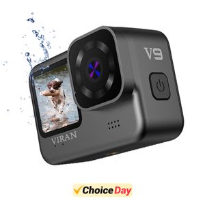 Väderbeständiga kameror Cerastes 2023 4K60FPS WiFi Antishake Action Camera Gå med fjärrkontroll Skärm Waterproof Sport Pro Drive Recorder 230816