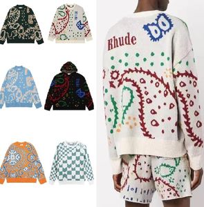 Örme Sweater Mens Jumper Tasarımcı Kazak Kadınlar Erkek Kazak Uzun Kollu Külot Yün Sweatshirt Moda Örgü Kış Sıcak Gömlek S-XL